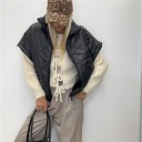 piumino smanicato trapuntato con collo alto futura